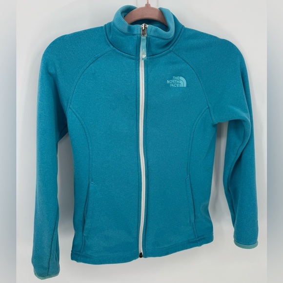 The North Face Girls Full Zip Up Glacier Fleece Sweater - Picture 1 of 16